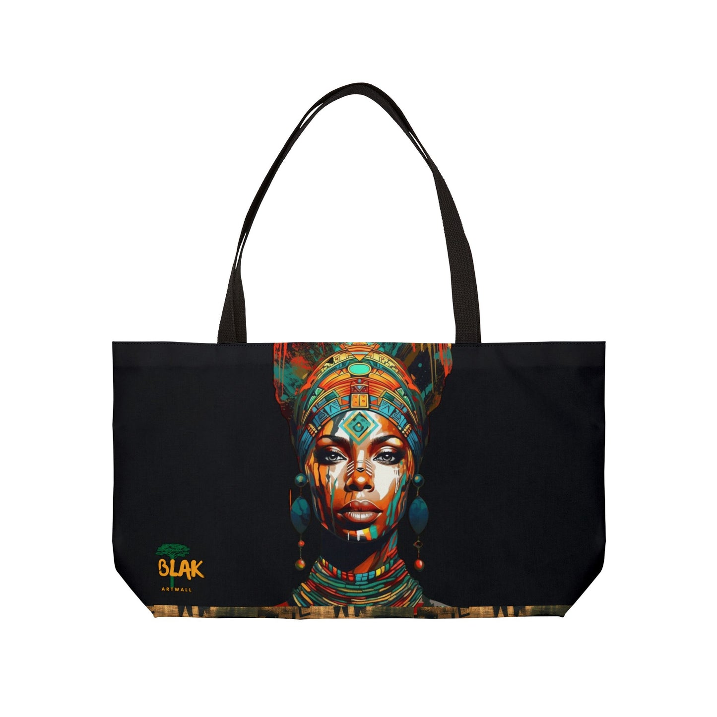 REGAL GAZE QUEEN WEEKENDER TOTE BAG