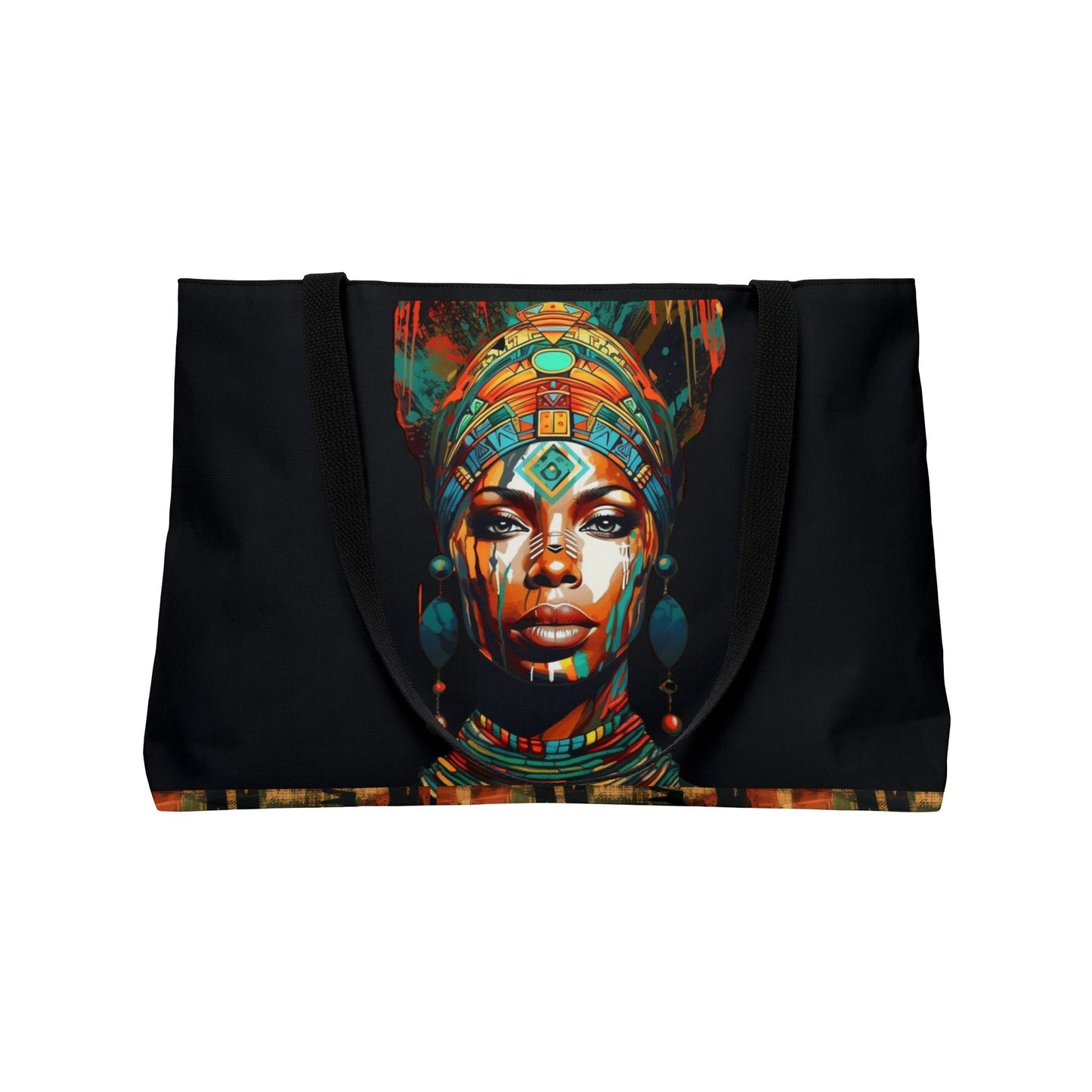 REGAL GAZE QUEEN WEEKENDER TOTE BAG