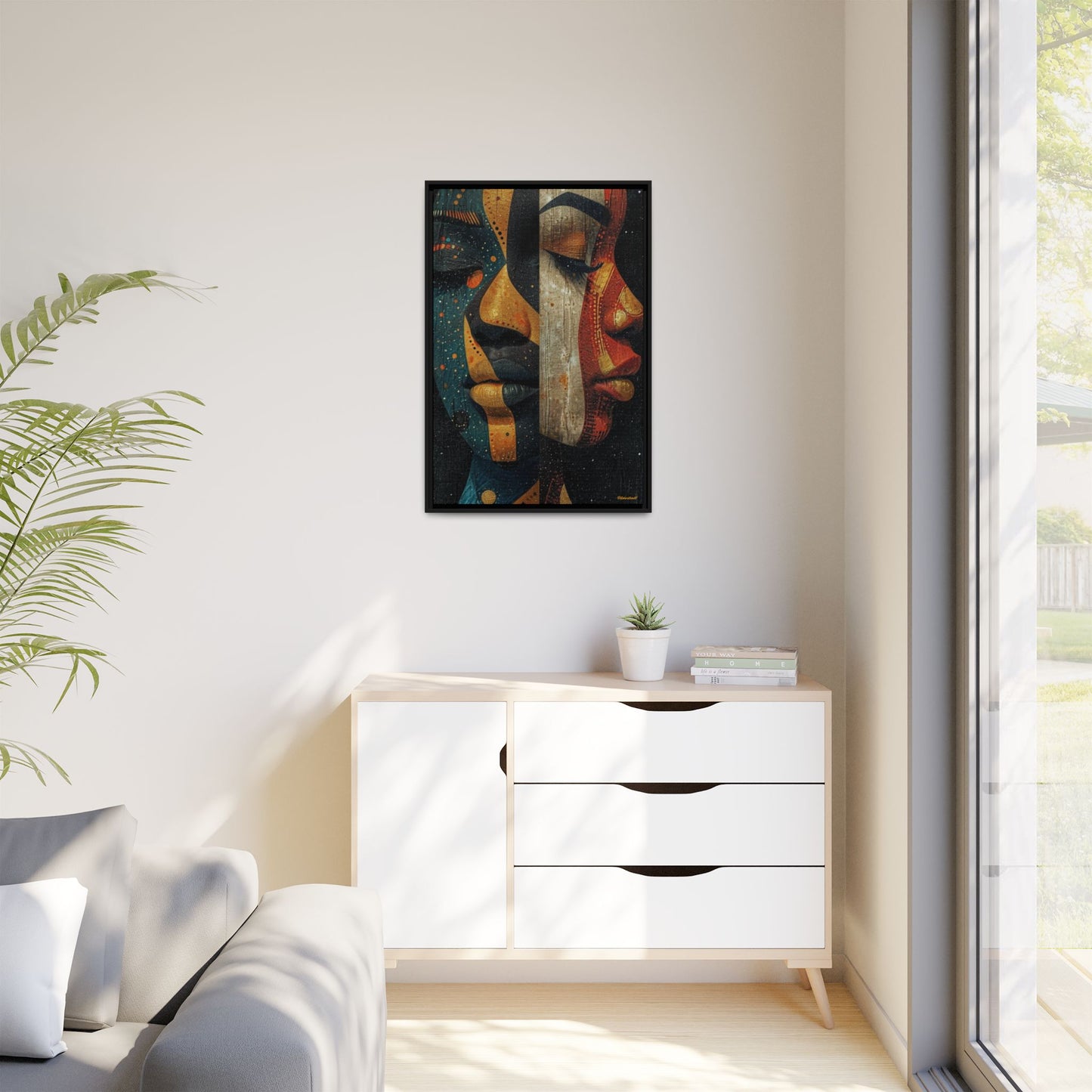 DIVIDED HARMONY: A DUAL PORTRAIT