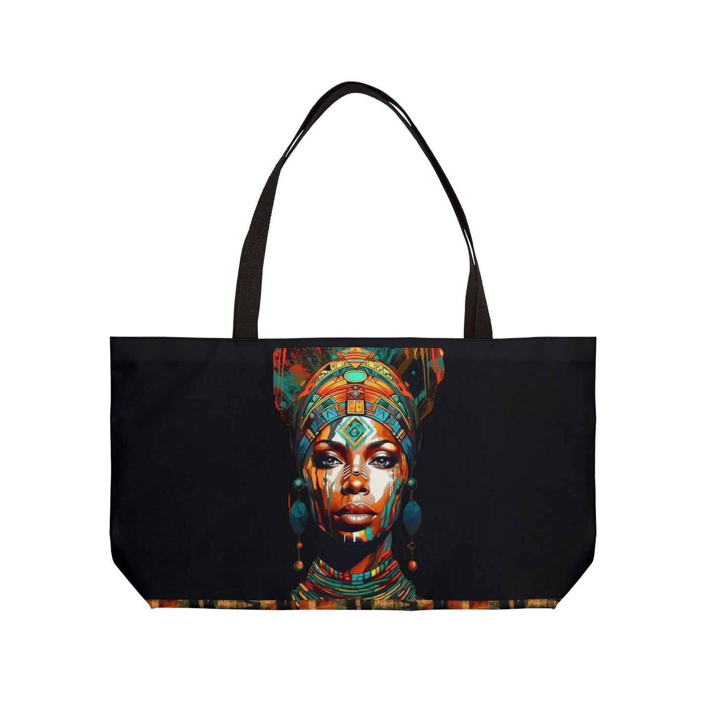 REGAL GAZE QUEEN WEEKENDER TOTE BAG