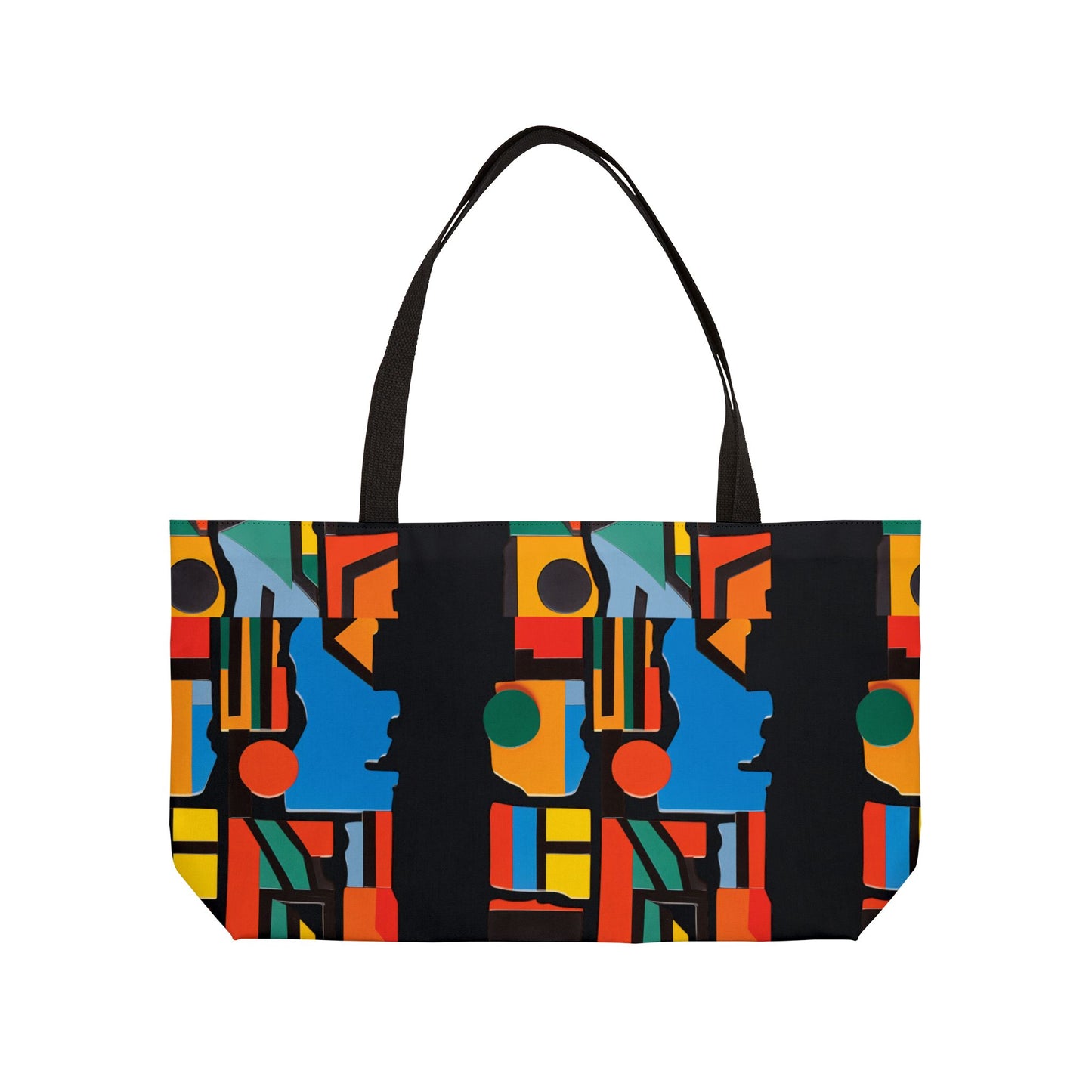 VIBRANT PAN-AFRICAN WEEKENDER TOTE BAG
