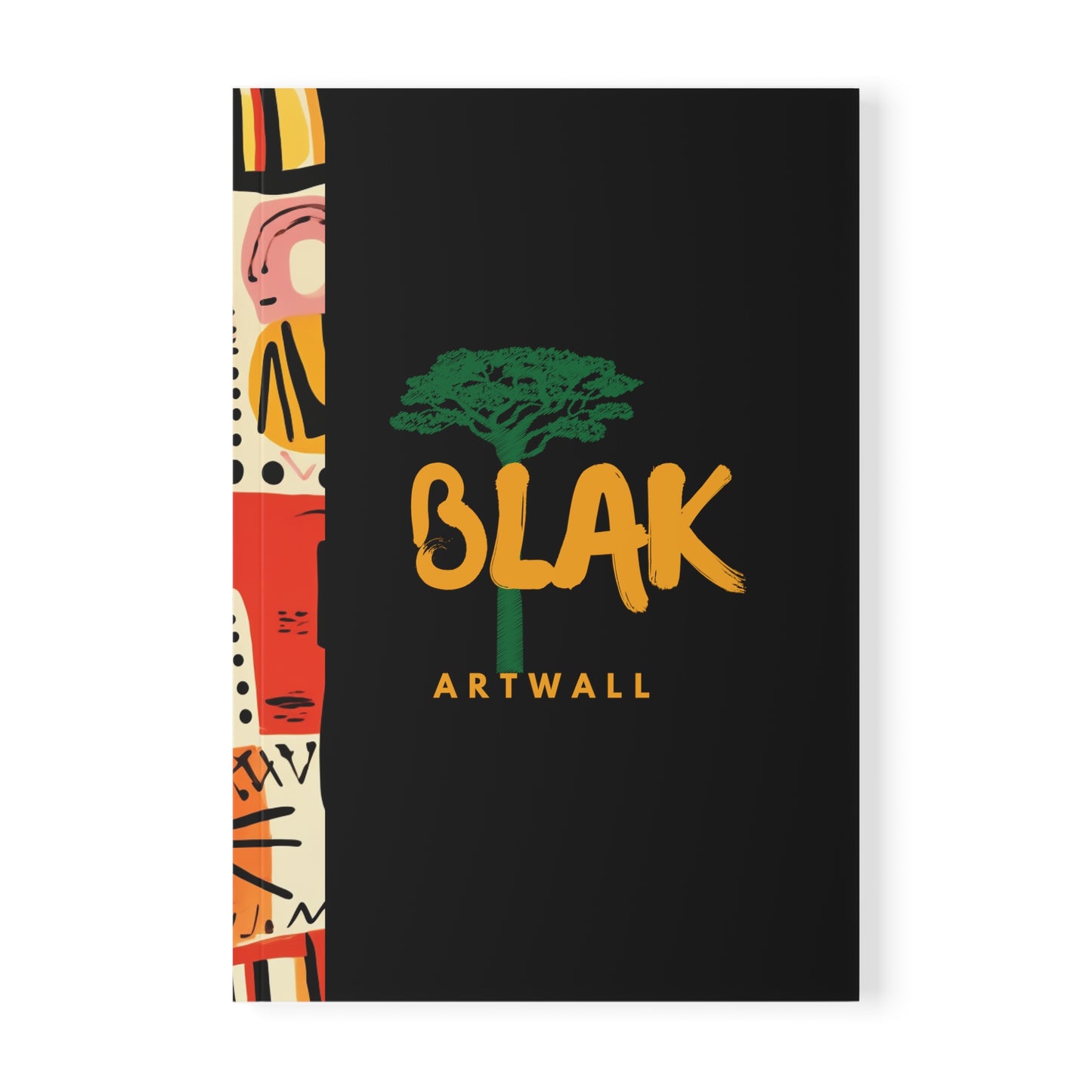 African art notebook Blakartwall