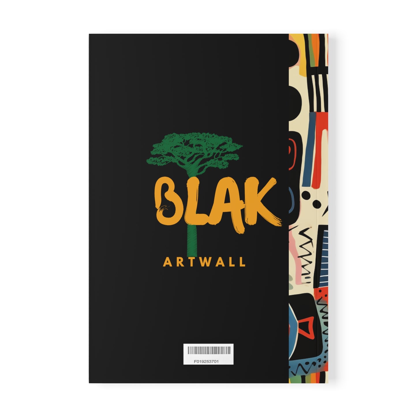 African art notebook Blakartwall