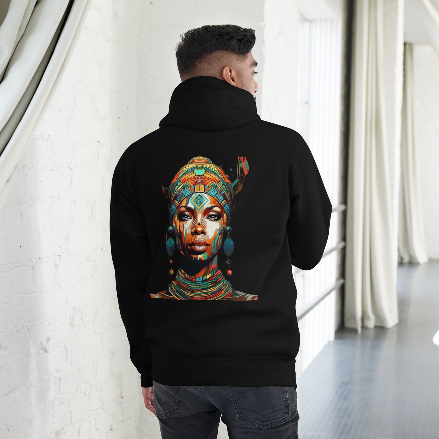 African Cultural Queen Premium Hoodie