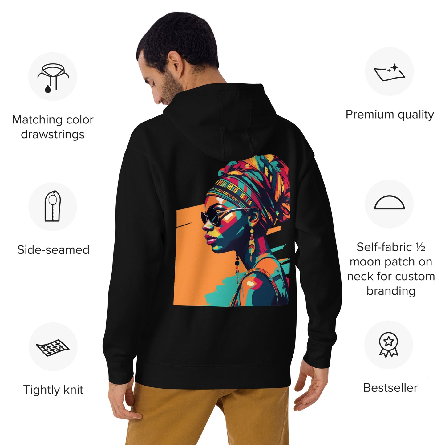 Silhouette of Cool Premium Hoodie