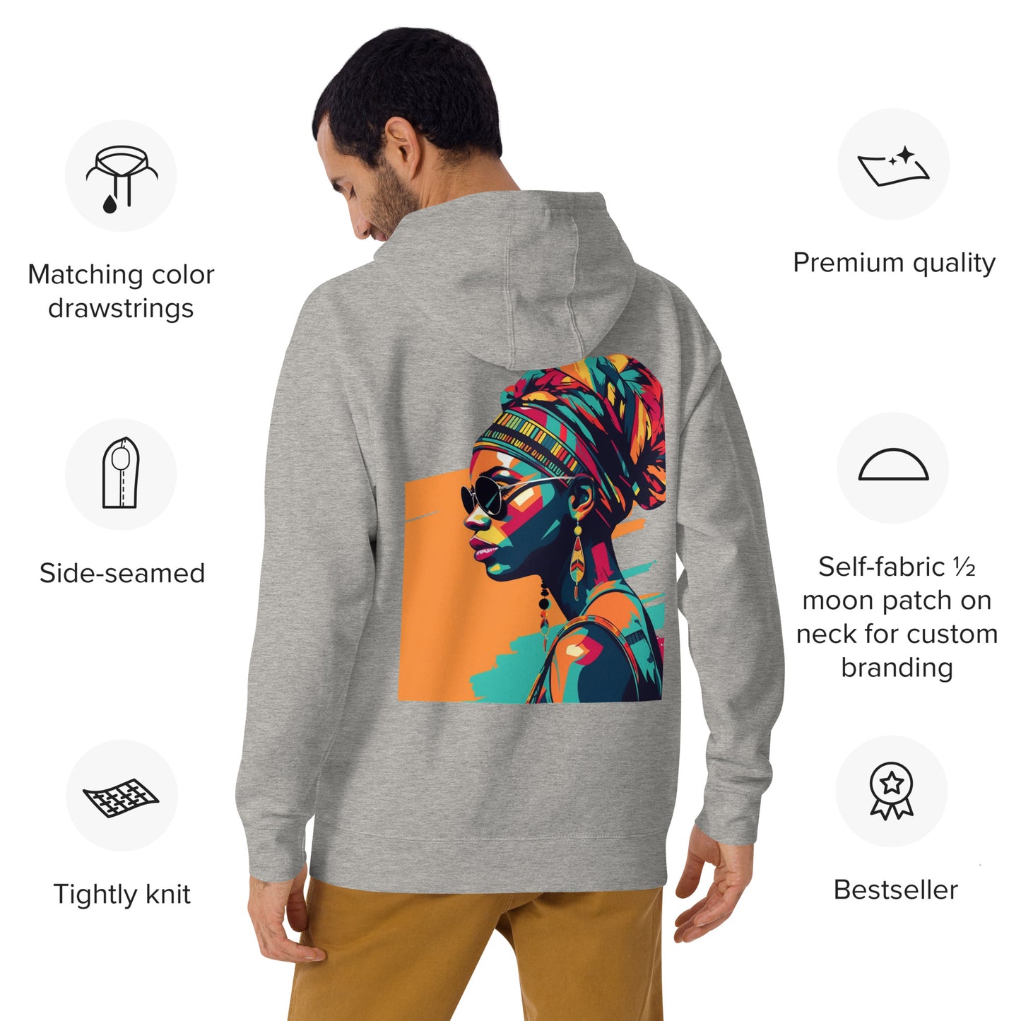 Silhouette of Cool Premium Hoodie