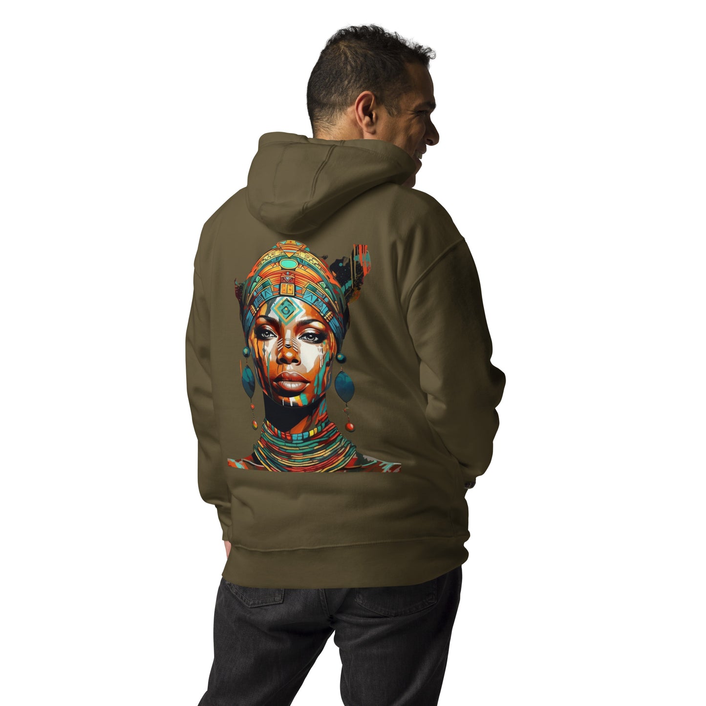 African Cultural Queen Premium Hoodie