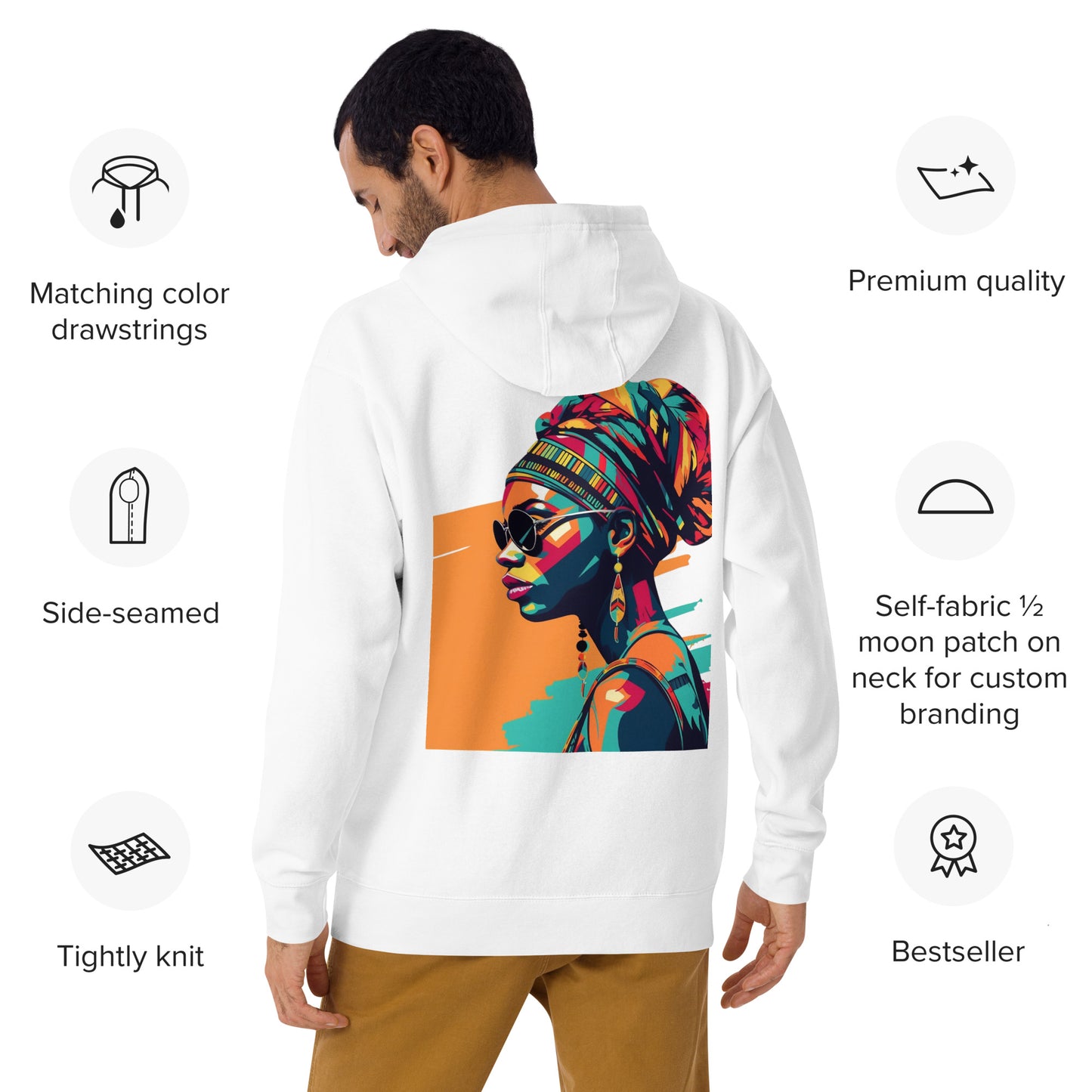 Silhouette of Cool Premium Hoodie