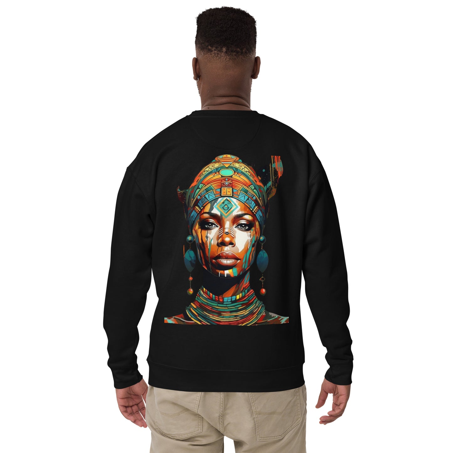 African Cultural Queen Premium Jumper