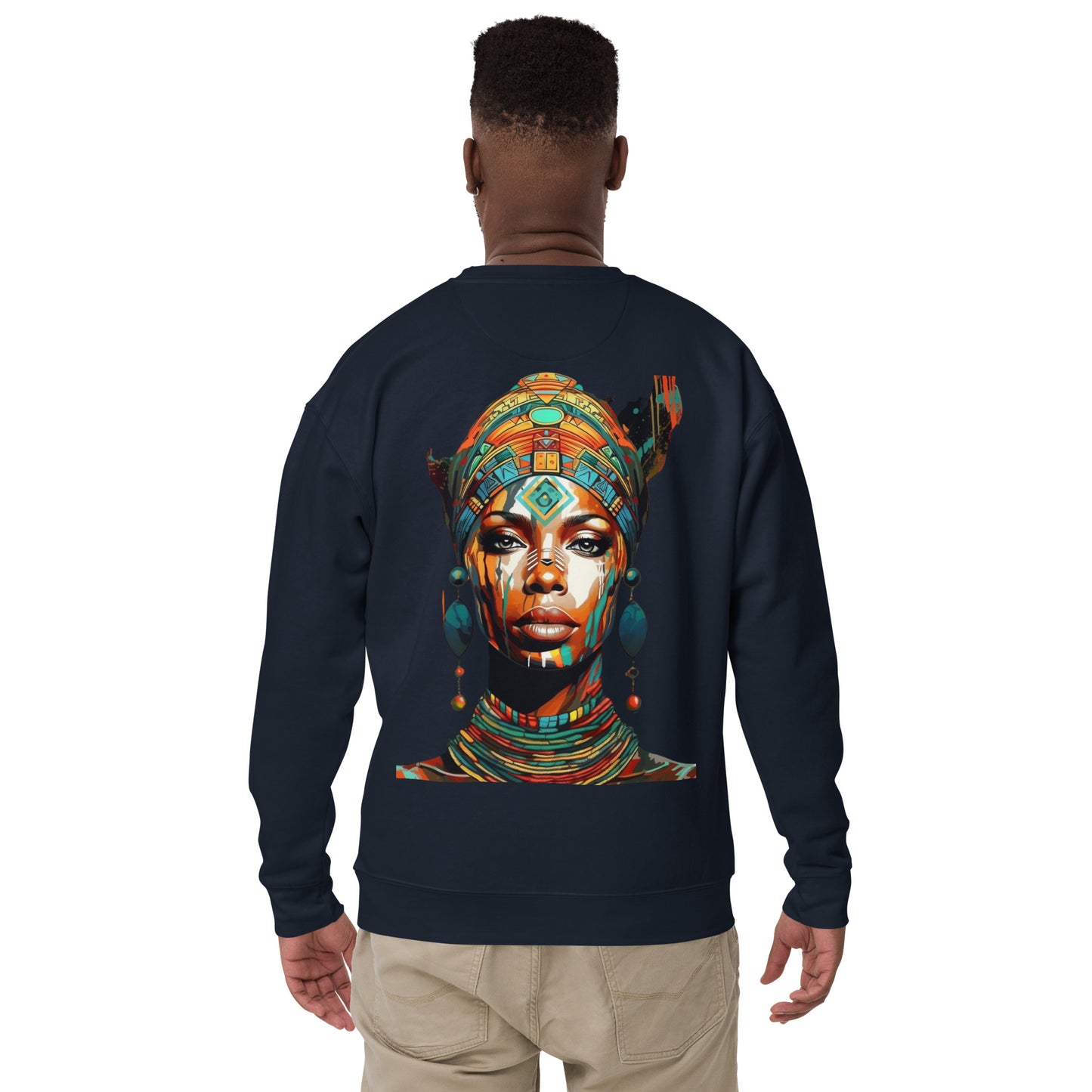 African Cultural Queen Premium Jumper