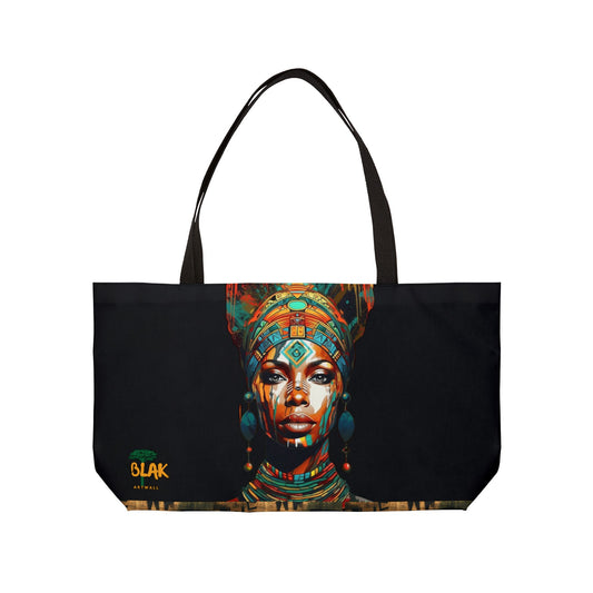REGAL GAZE QUEEN WEEKENDER TOTE BAG