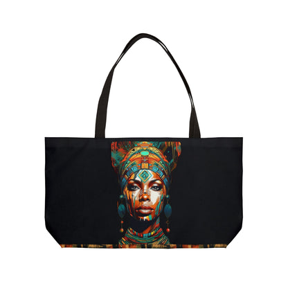 REGAL GAZE QUEEN WEEKENDER TOTE BAG