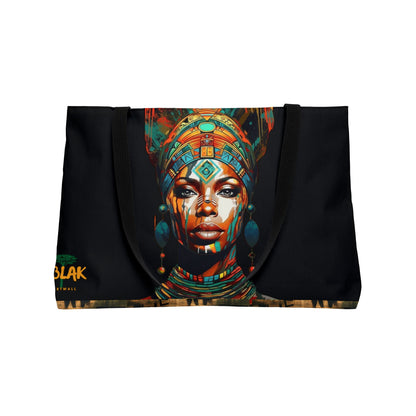 REGAL GAZE QUEEN WEEKENDER TOTE BAG