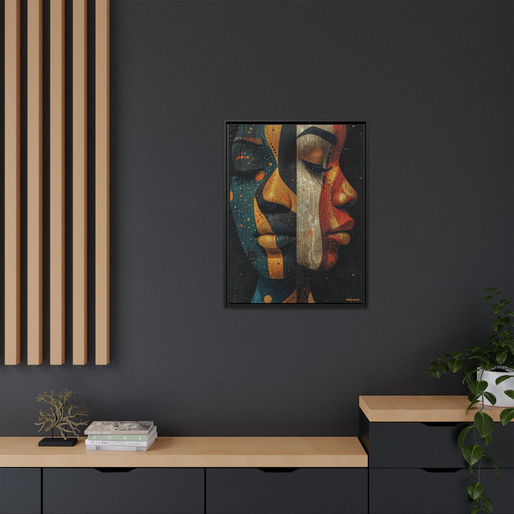 DIVIDED HARMONY: A DUAL PORTRAIT