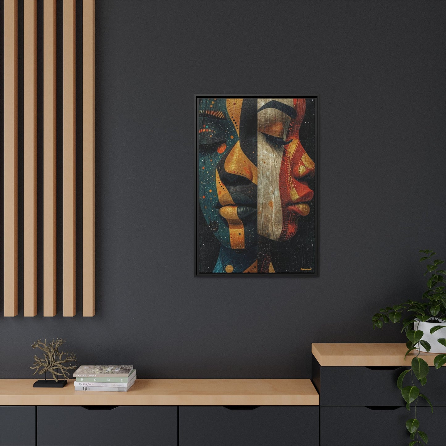 DIVIDED HARMONY: A DUAL PORTRAIT
