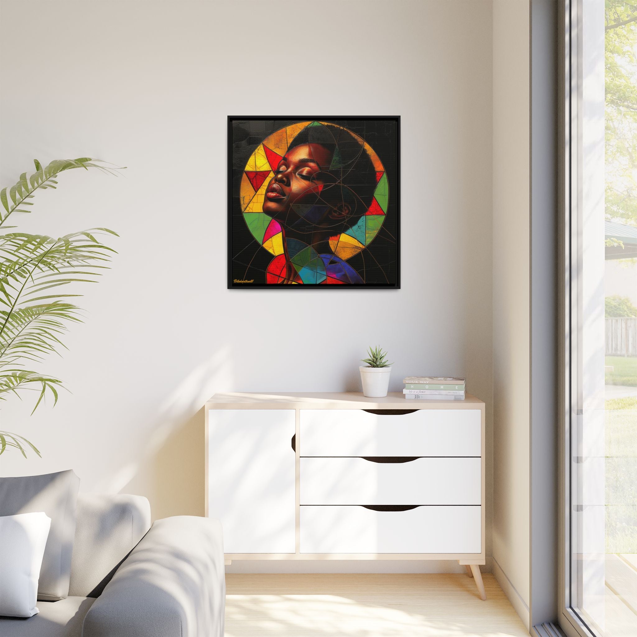 GEOMETRIC DREAMS: A MOSAIC OF AFRICAN BEAUTY