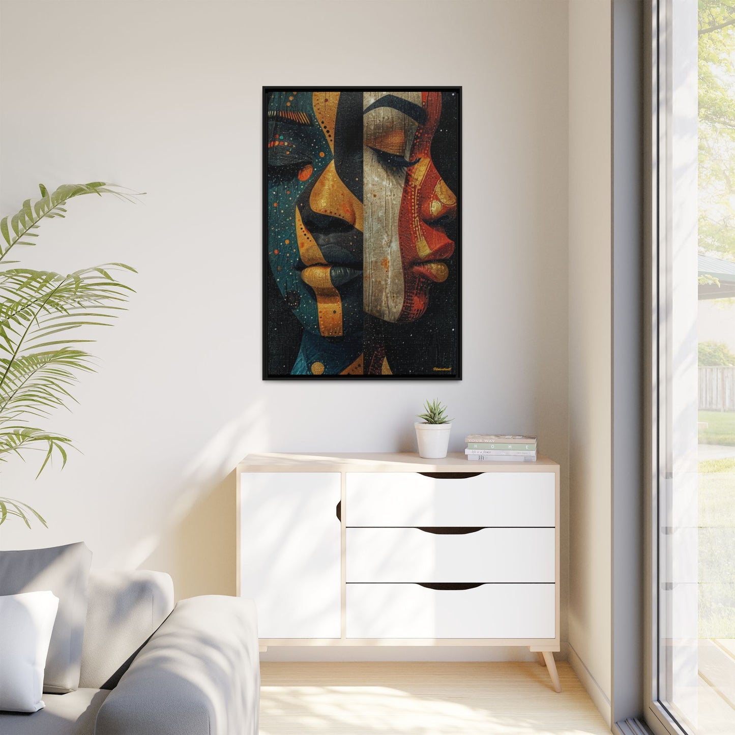 DIVIDED HARMONY: A DUAL PORTRAIT