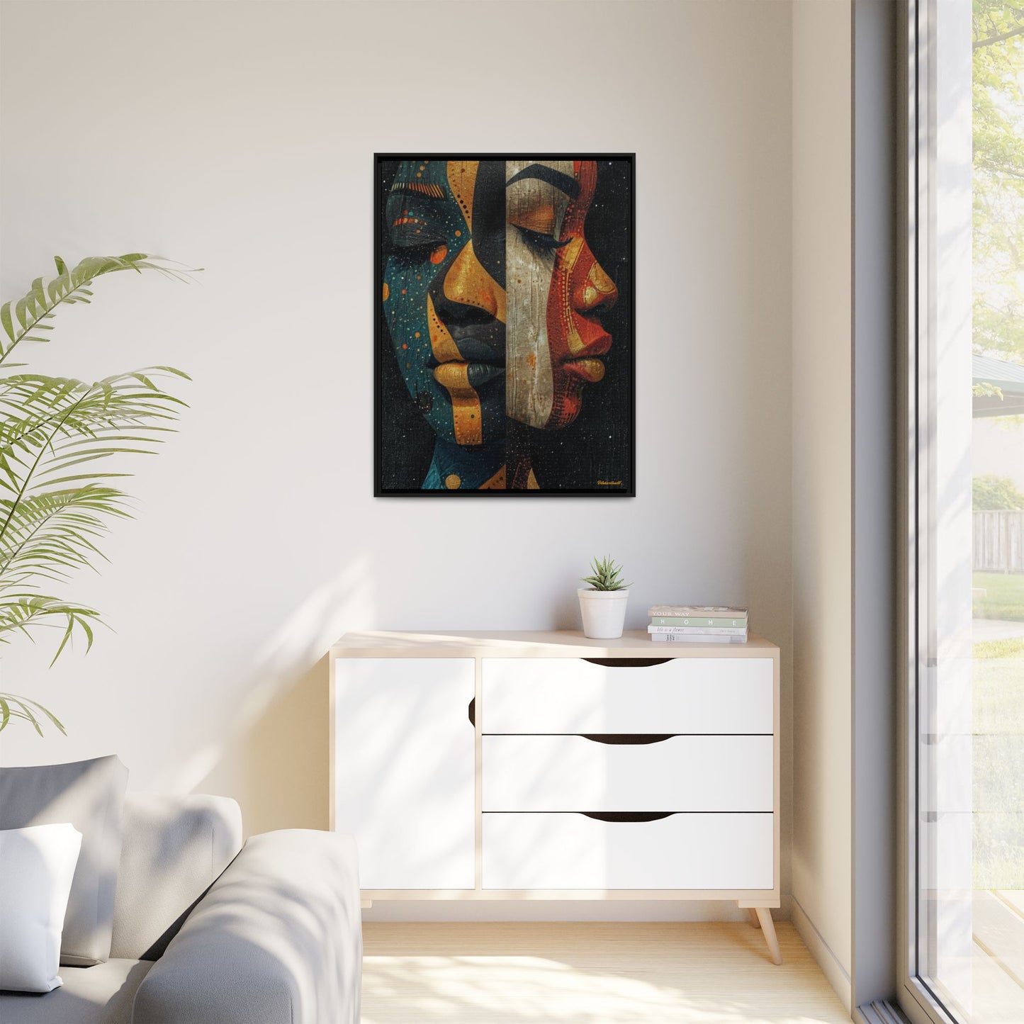 DIVIDED HARMONY: A DUAL PORTRAIT