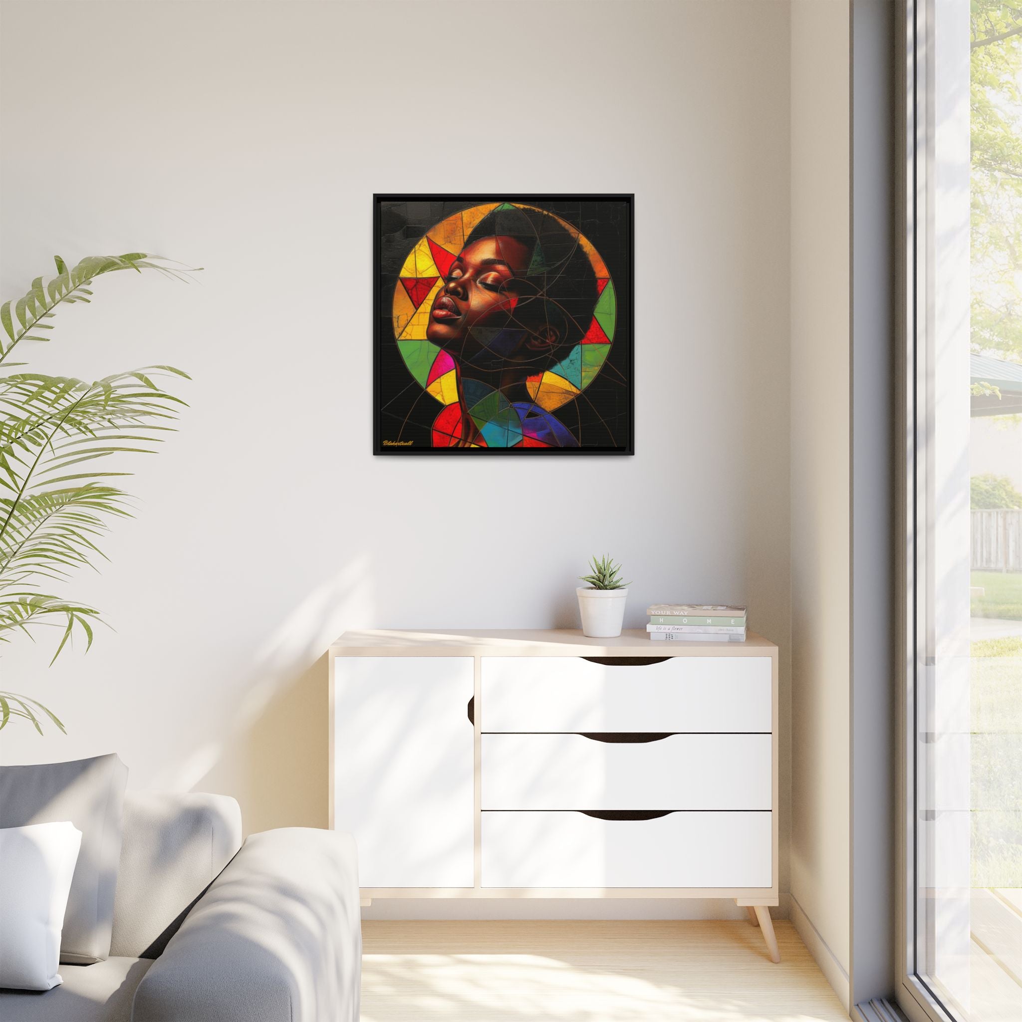 GEOMETRIC DREAMS: A MOSAIC OF AFRICAN BEAUTY