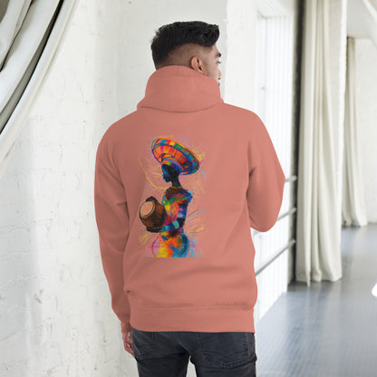 Scribbled Vibrance Premium Hoodie