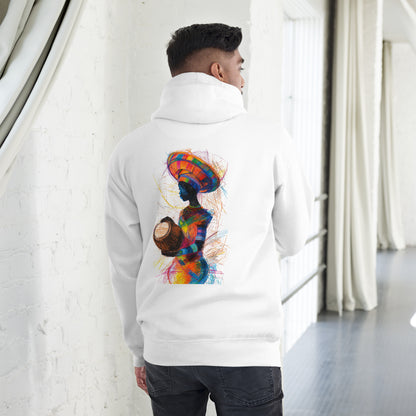 Scribbled Vibrance Premium Hoodie